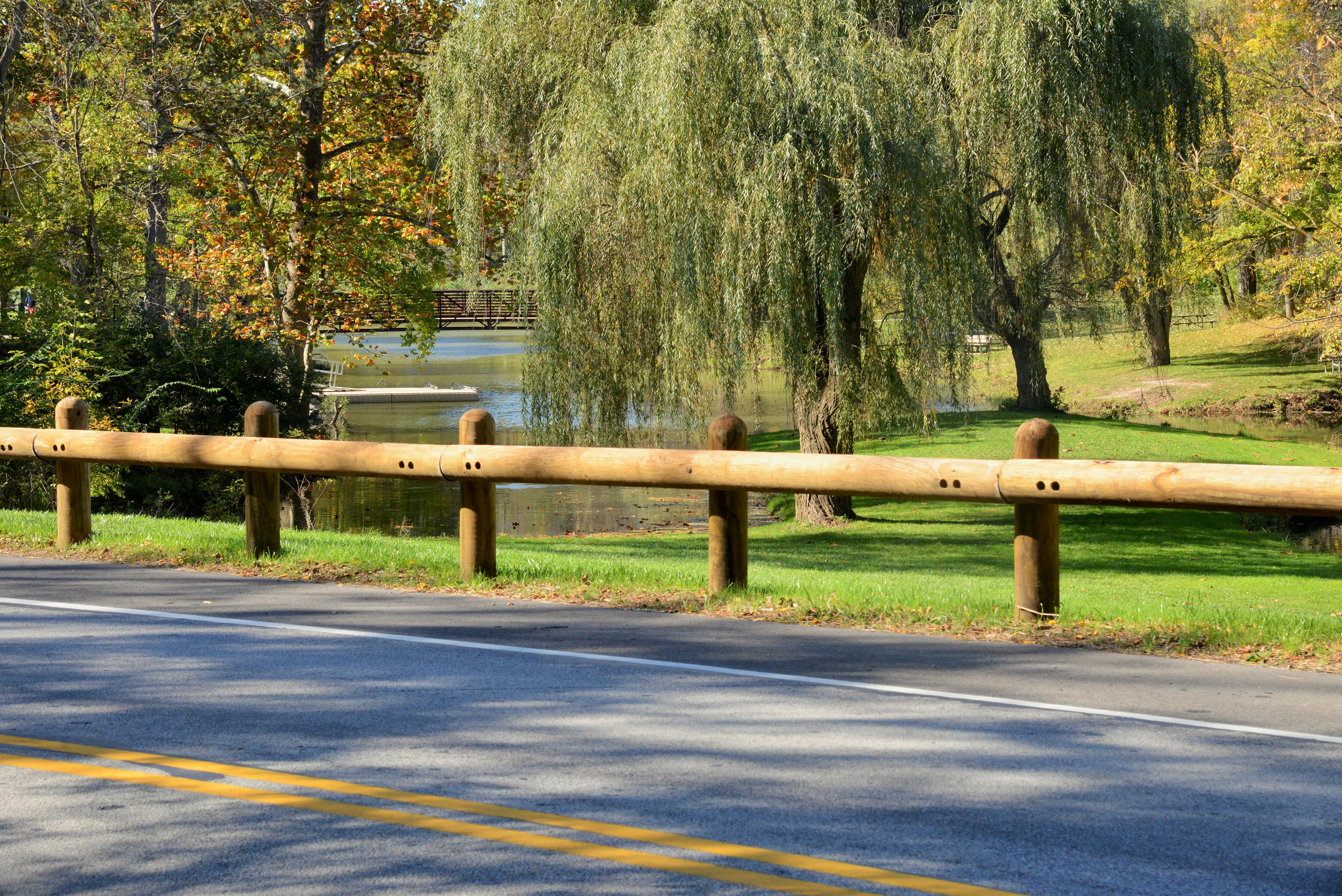 Round American Timber Rail